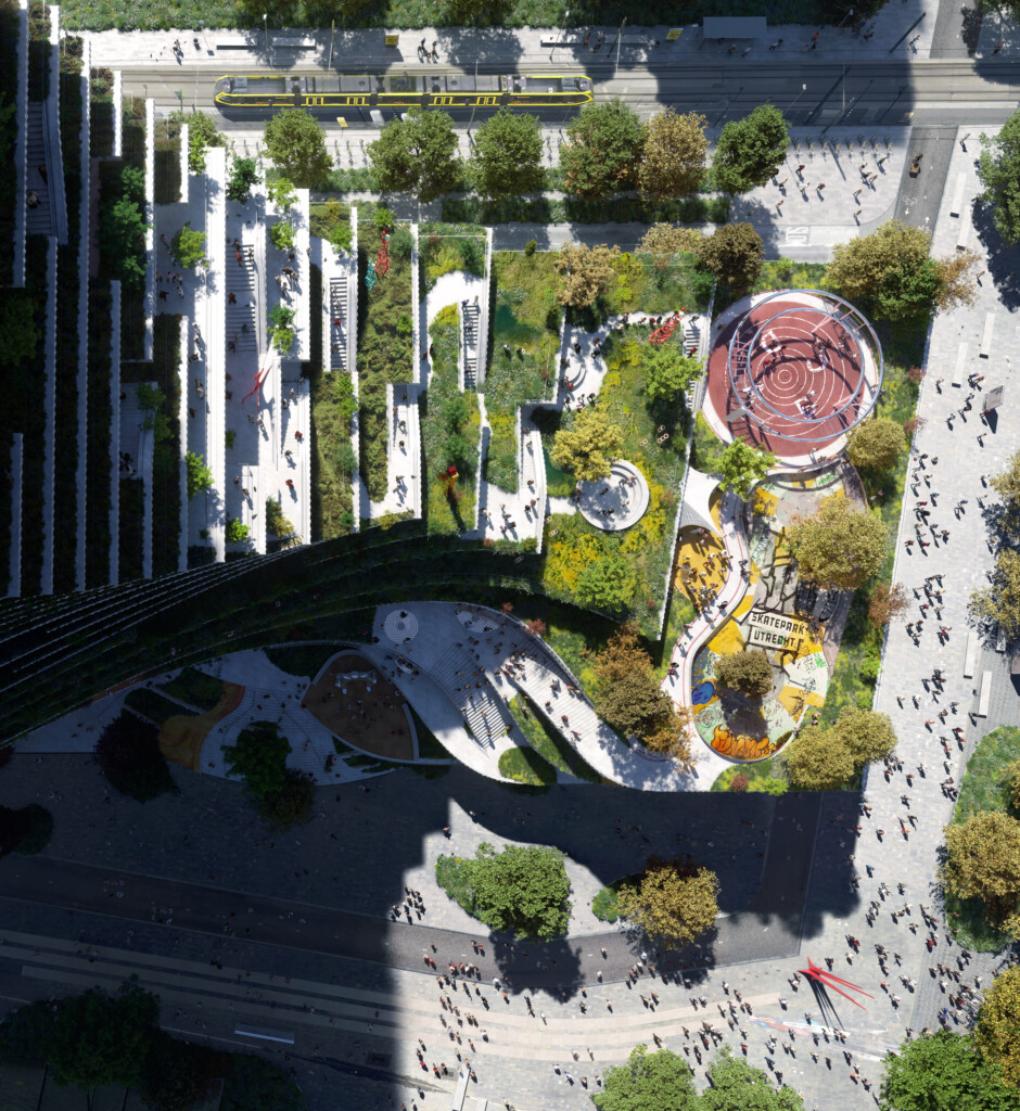 Utrecht Jaarbeursplein Gebouw